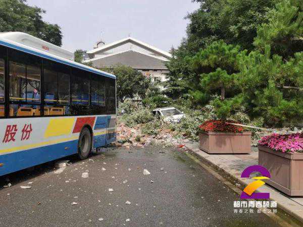 突发！西安明秦王府一处城墙坍塌，亲历者：吓得腿软，幸亏公交车早开了10秒