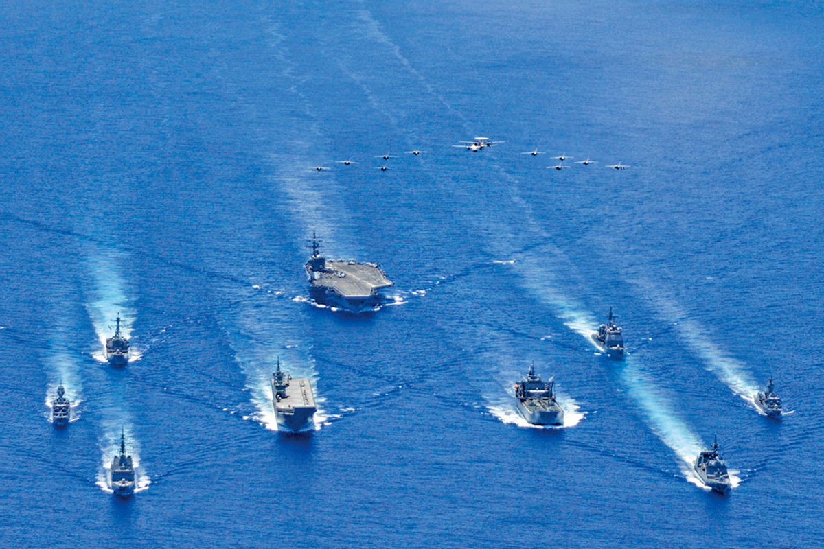 菲律宾等到了？三国军队涌入南海，解放军一出手，美航母不敢靠近