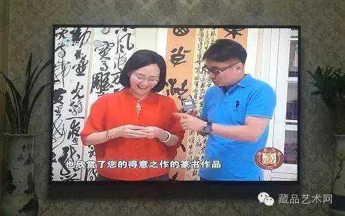 杭州电视台专访著名书法篆刻家金薇冬