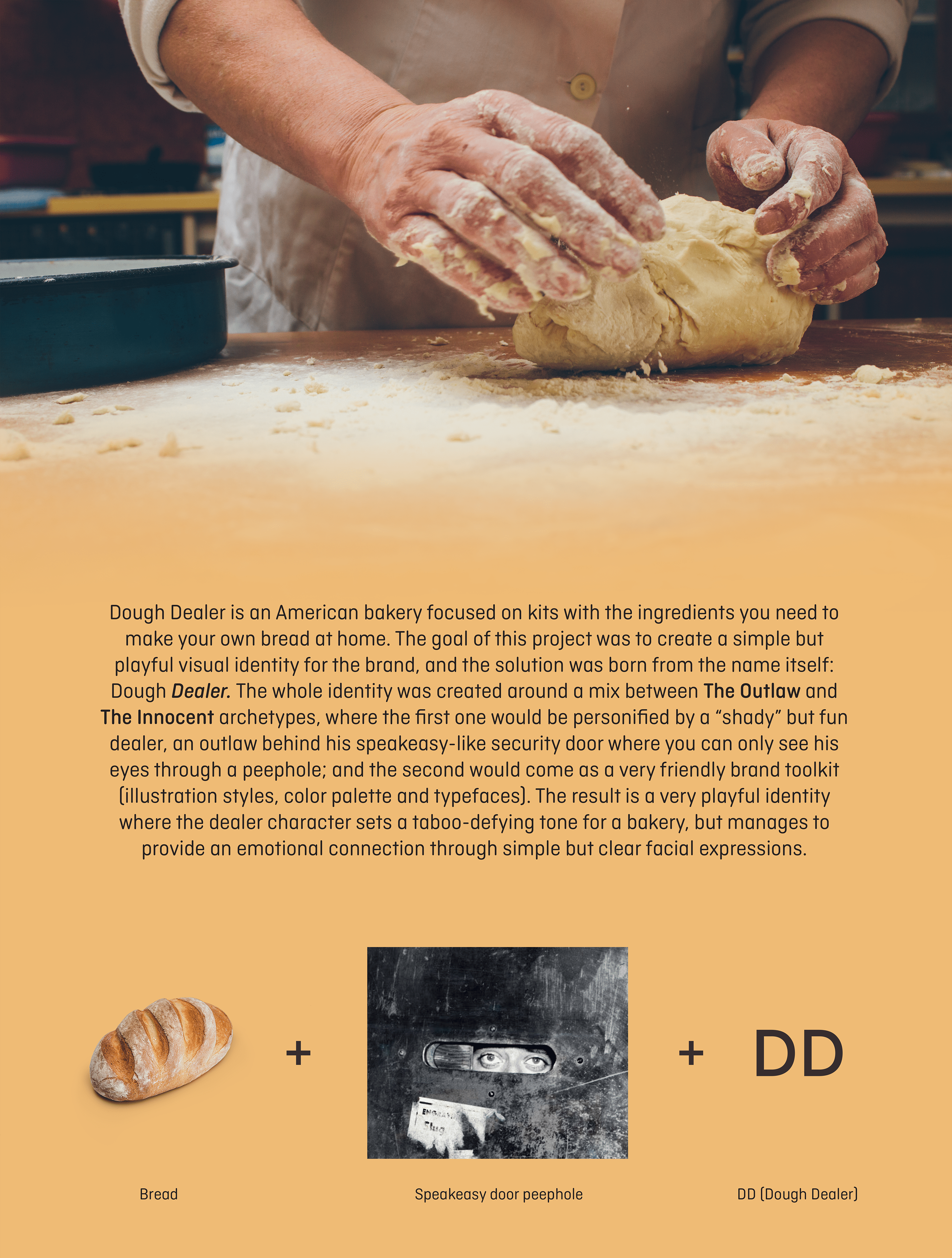 简洁大气的烘焙面包品牌及产品设计