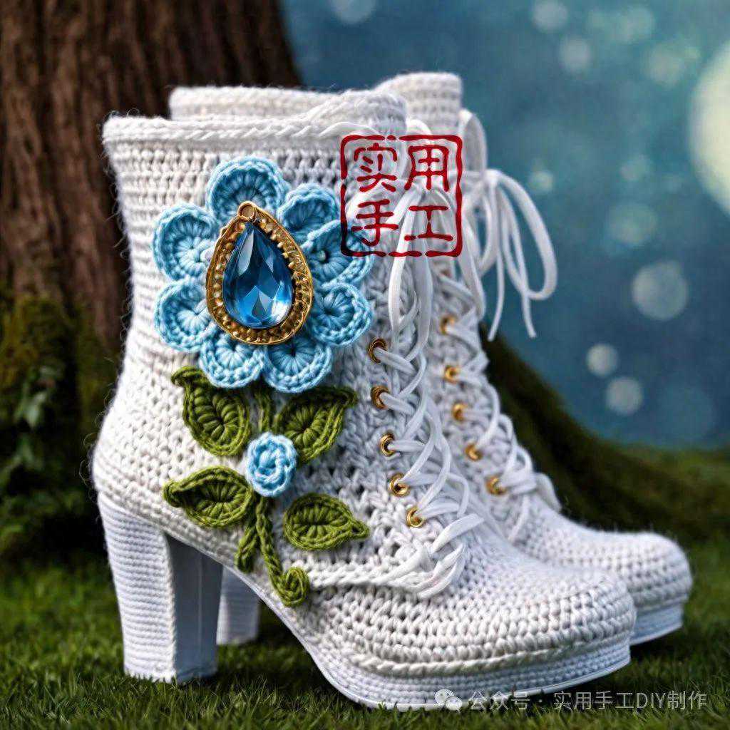 「针织作品」露滴新姿：水滴鞋靴的创意印记